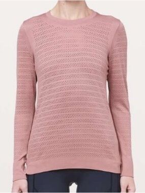 Lululemon Breeze By Long Sleeve Quicksand Size 6 Running Training Workout